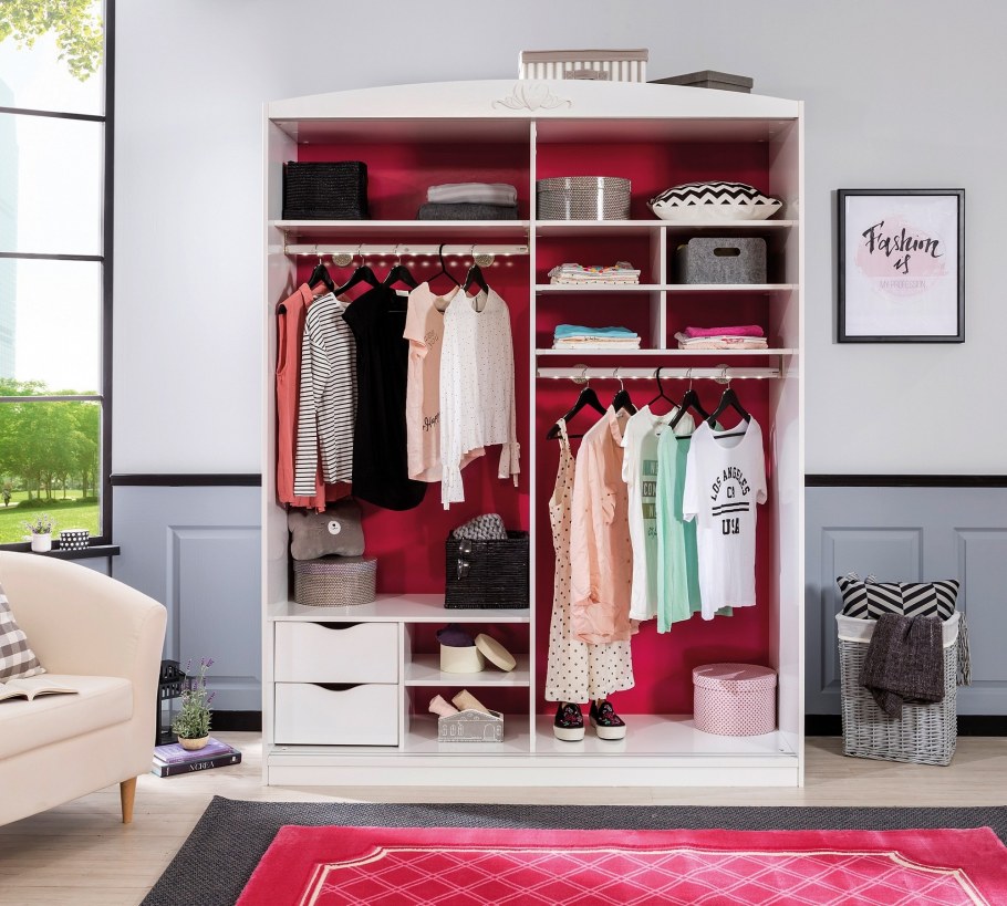 Шкаф купе Cilek Yakut белый