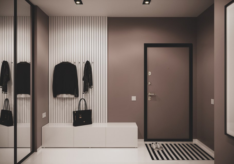 Фон коридора квартиры