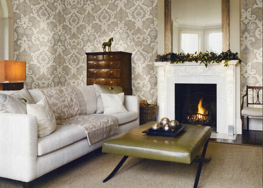 Обои в интерьере квартиры