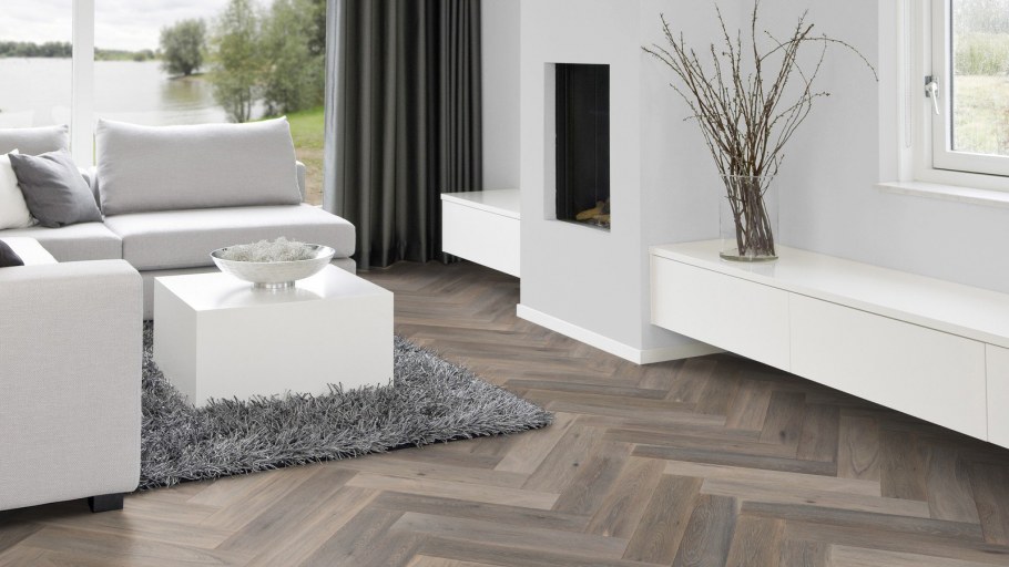 Белый ламинат в интерьере