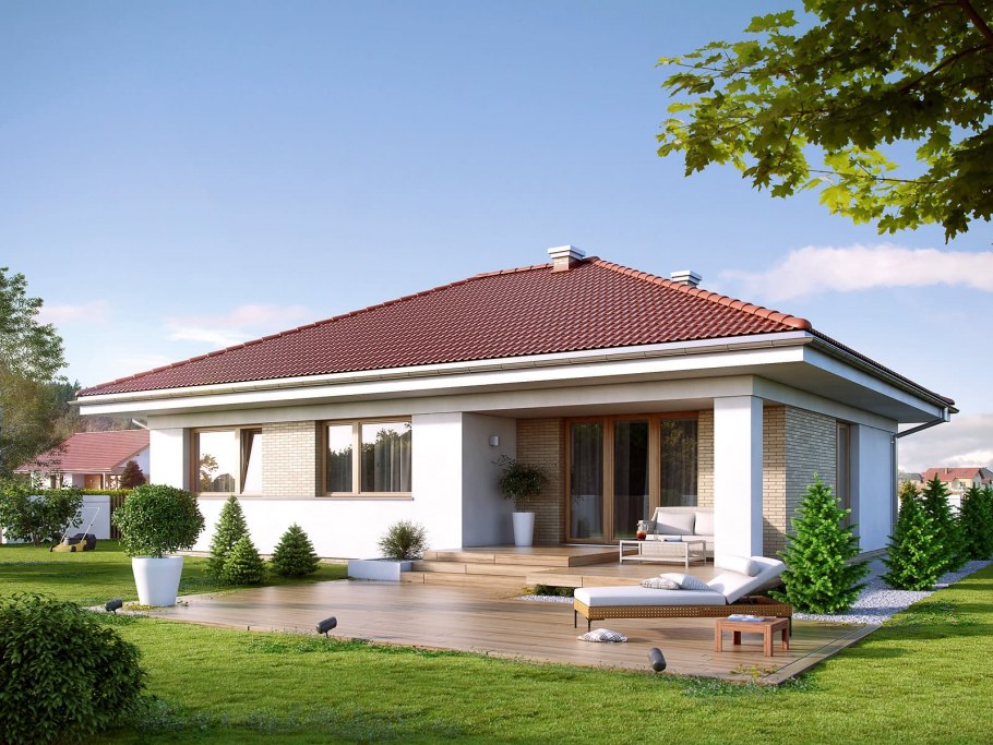 Частный дом одноэтажный