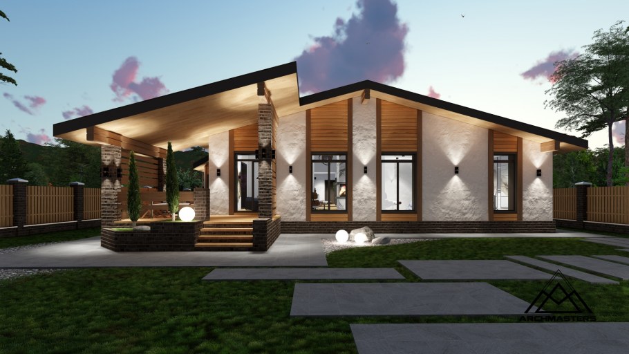 Одноэтажный дом