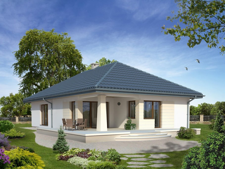 Одноэтажный коттедж