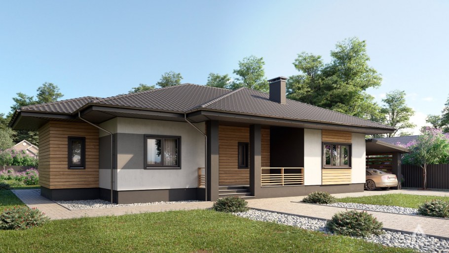 Одноэтажный дом