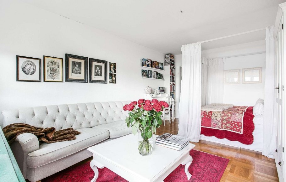 Зонирование однокомнатной квартиры