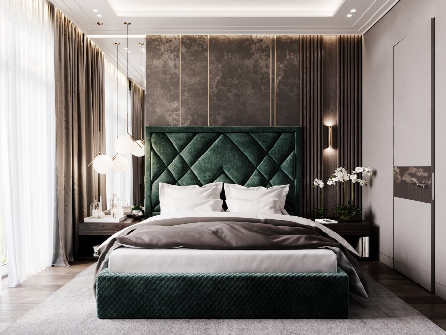 Кровать геометрия