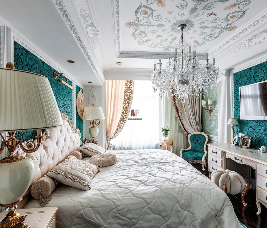 Спальня в ГЛАМУРНОМ стиле