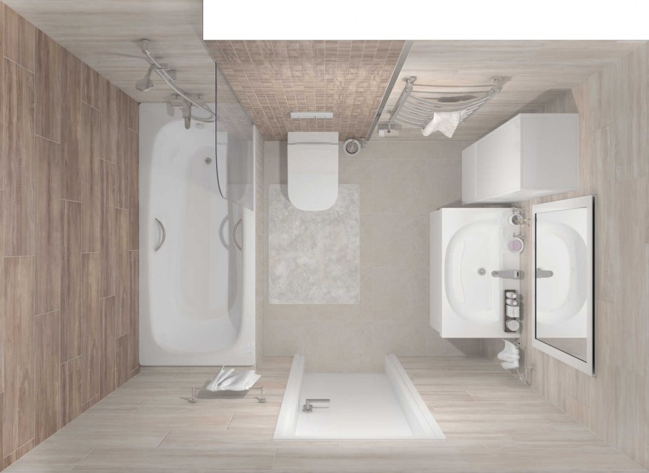 Craft плитка настенная полоски серый 17-01-06