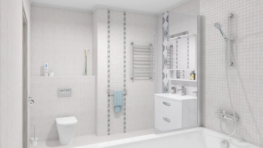 Плитка laparet Crystal белая 30 60