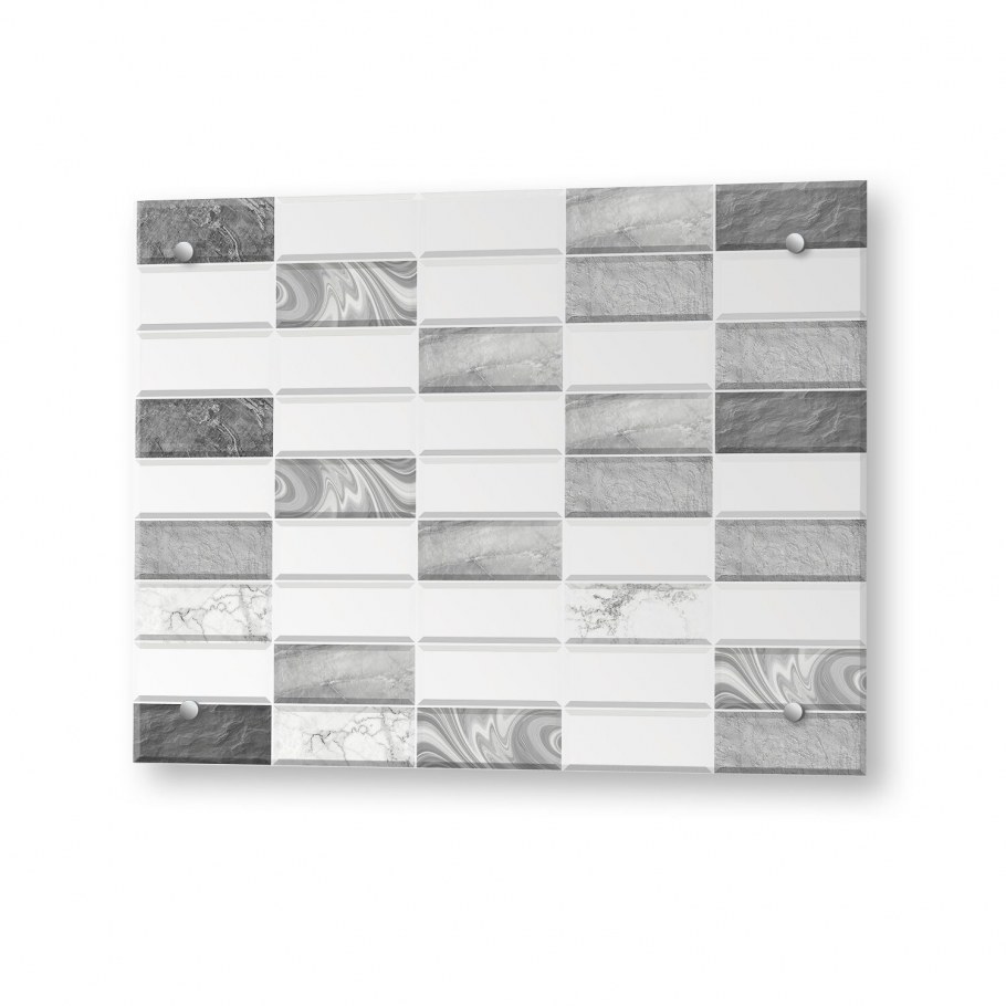 Мраморная плитка на стекле