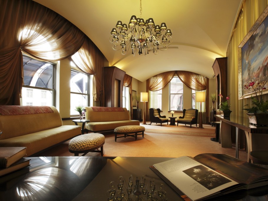 Шикарные гостиные комнаты