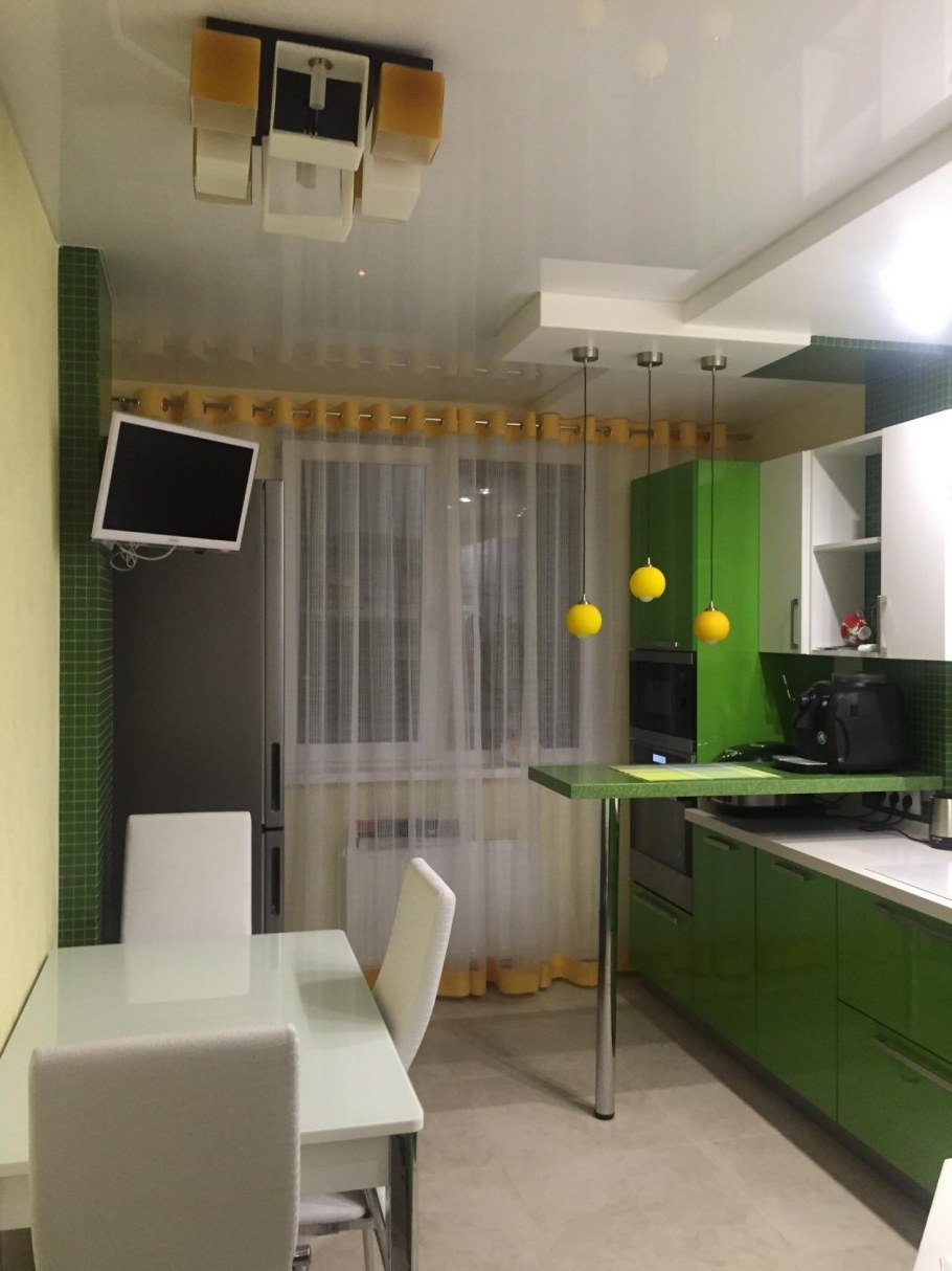 Освещение на маленькой кухне