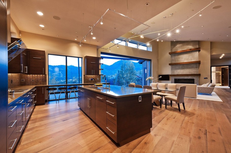 Красивые комнаты кухня