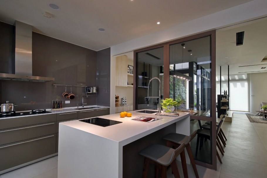 Красивые кухни с островом