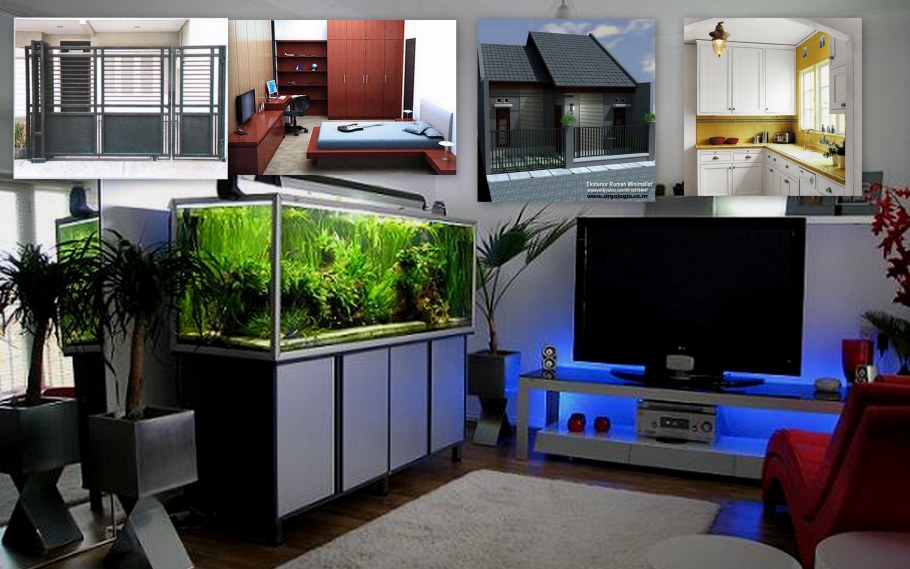 Встроенный аквариум