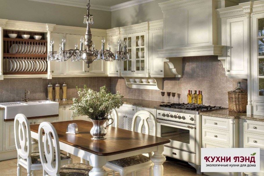 Английский стиль в интерьере кухни