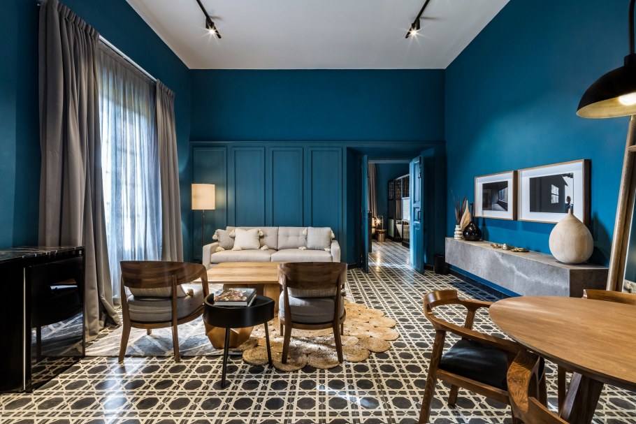 Колониальный синий