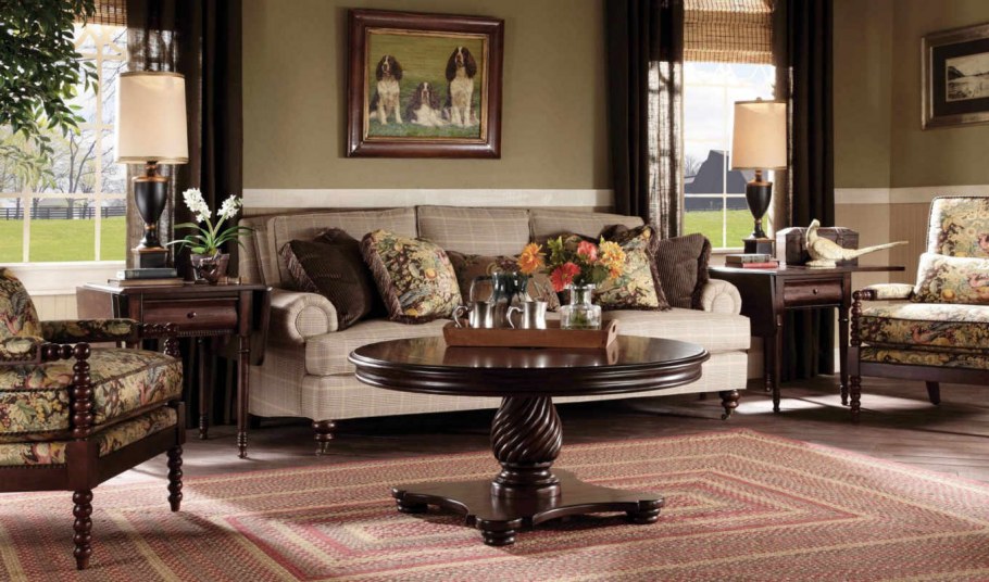 Классический ковер в интерьере