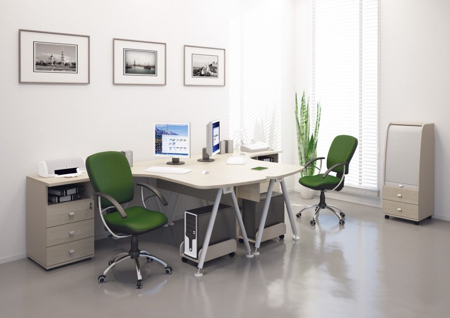 Расстановка мебели в кабинете