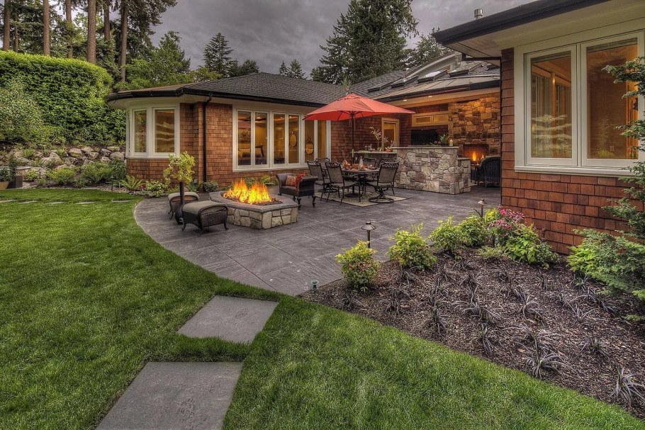 Ландшафтный дизайн загородного дома