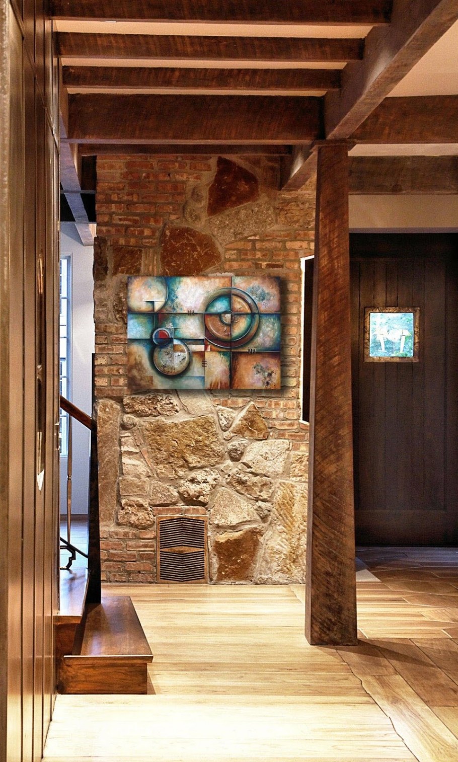 Габионы в интерьере участка