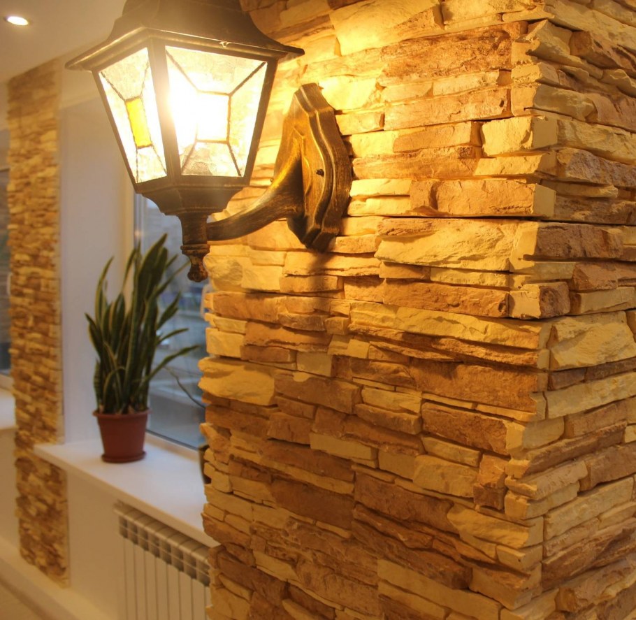 Декоративный камень в интерьере