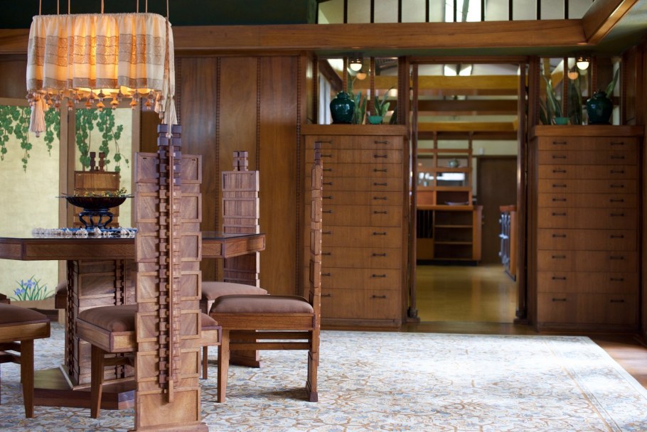 Frank Lloyd Wright интерьеры