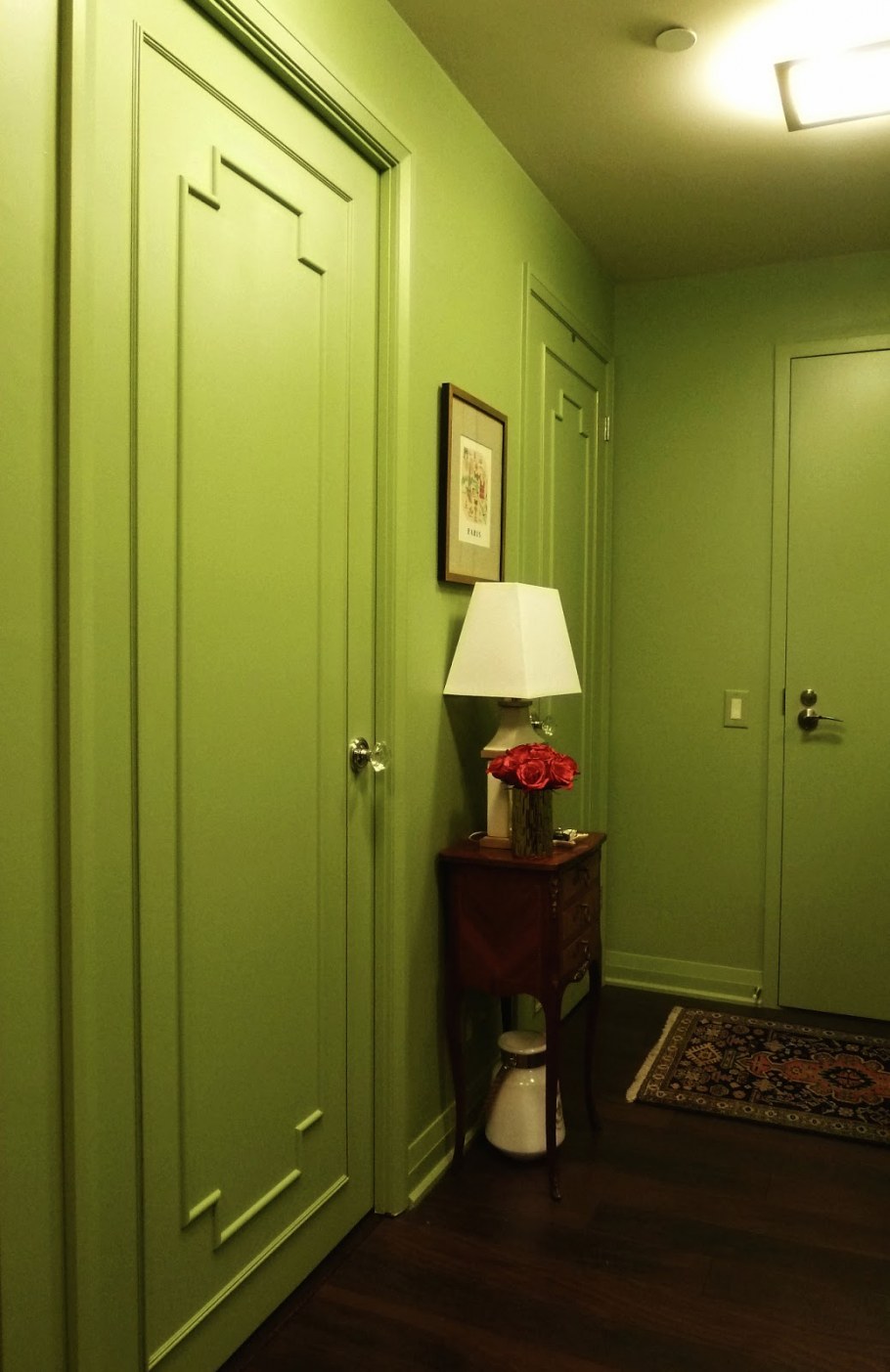Прихожая зеленая икеа