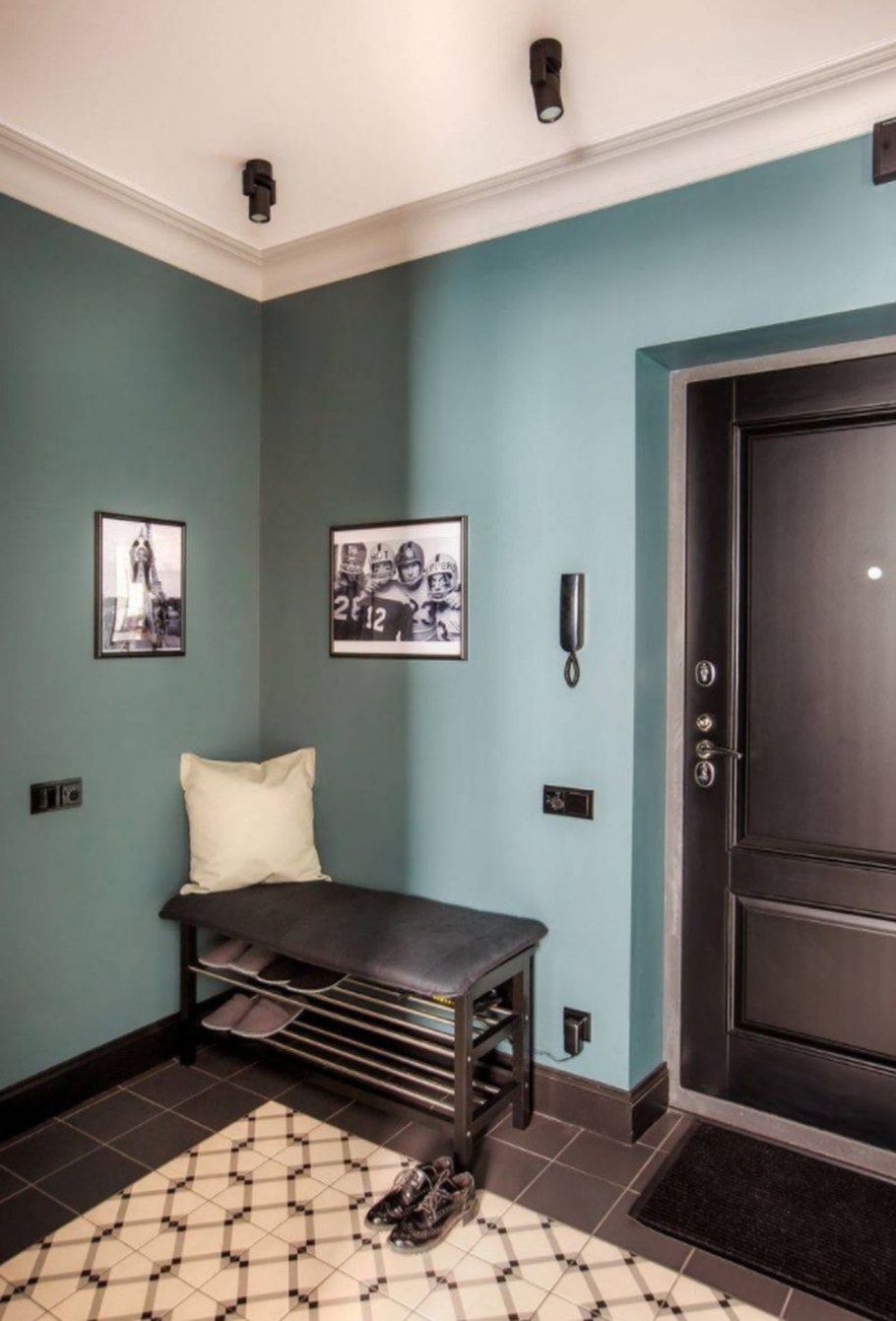 Салатовая прихожая