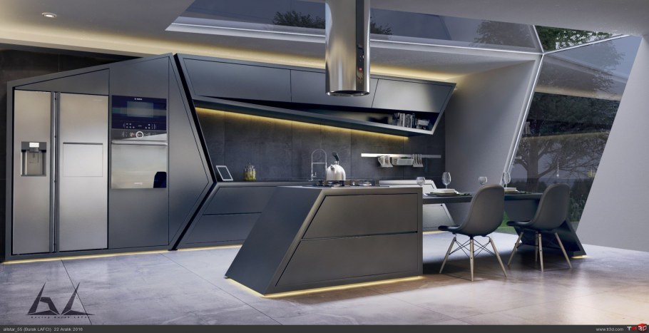 Футуристическая кухня