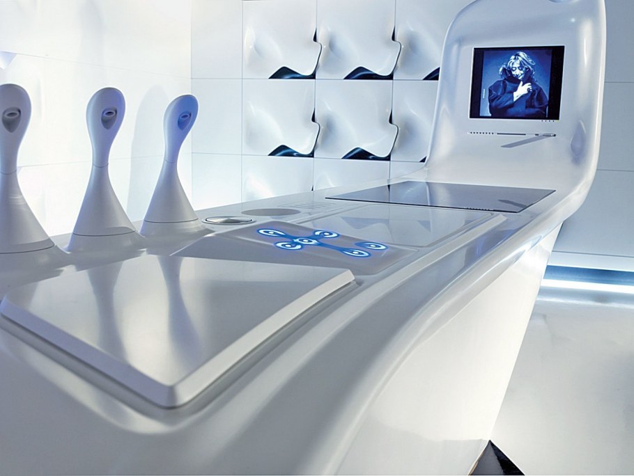 Кухня Заха Хадид из corian
