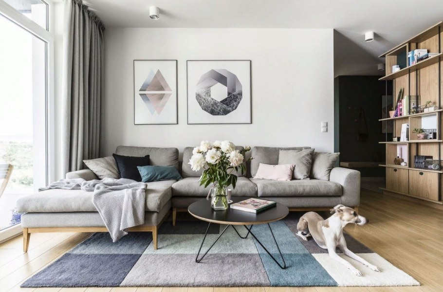 Стиль Сканди гостинная