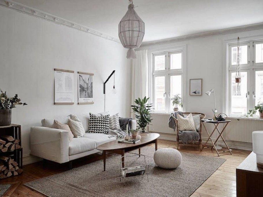 Камин в стиле Сканди