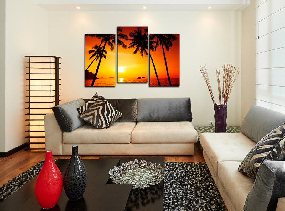 Красивые пальмы в интерьере