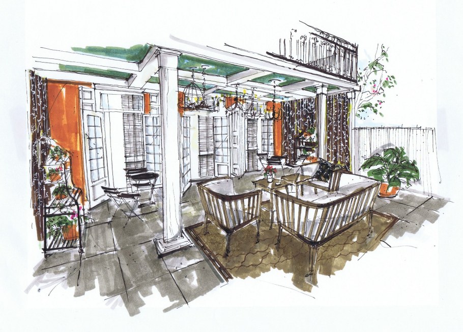 Мишель Морелан скетчи