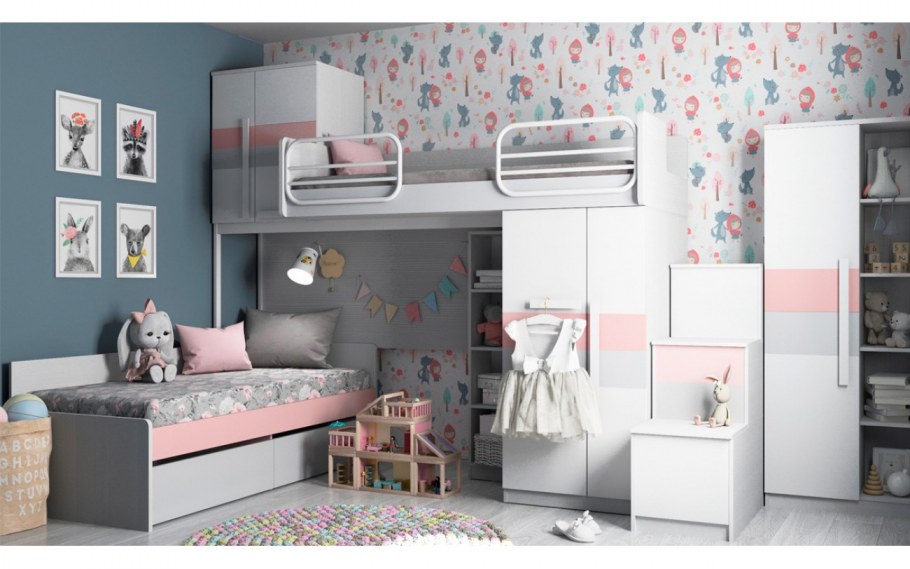 Кровать чердак Твист Олли