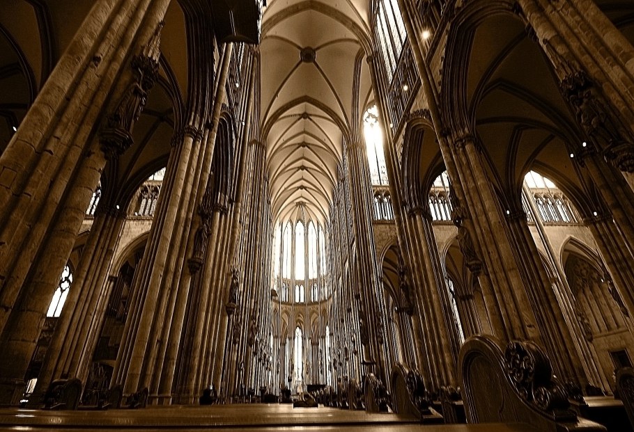 Кёльнский собор Германия внутри