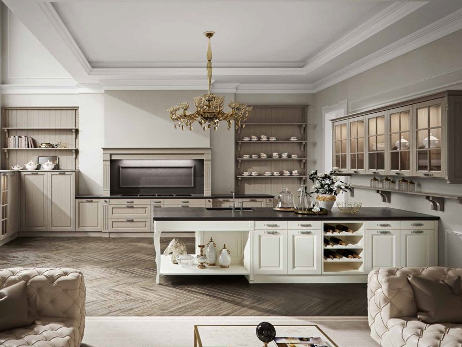 Итальянские кухни Неоклассика арт деко