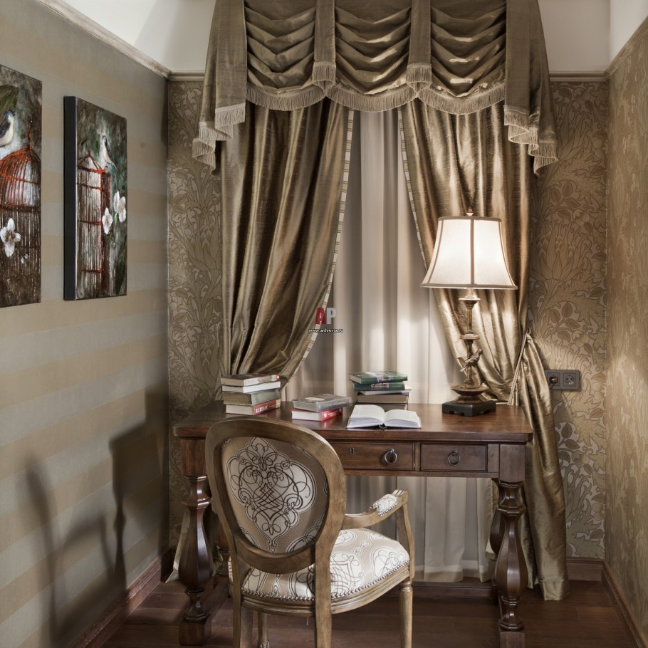 Шторы в английском стиле