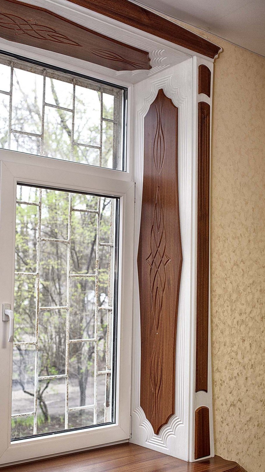 Отделка окон внутри