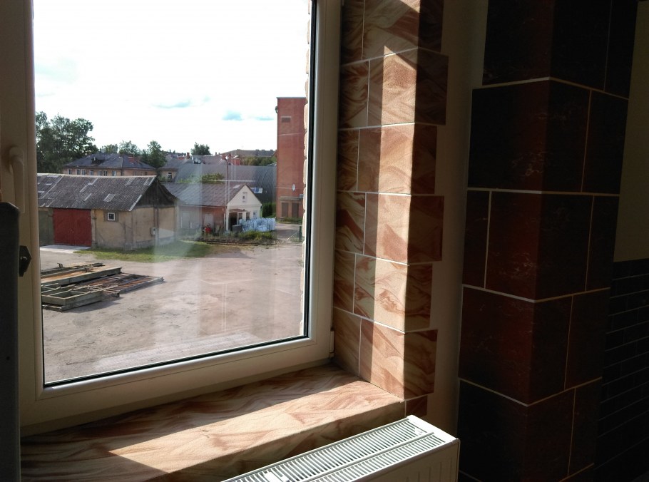 Отделка окон внутри