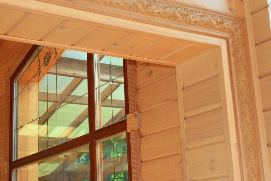 Отделка окон внутри