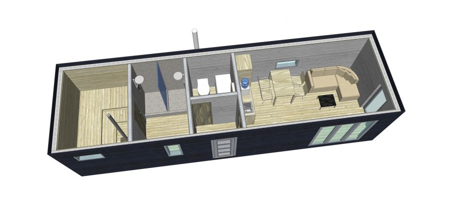 Планировки модульных домиков