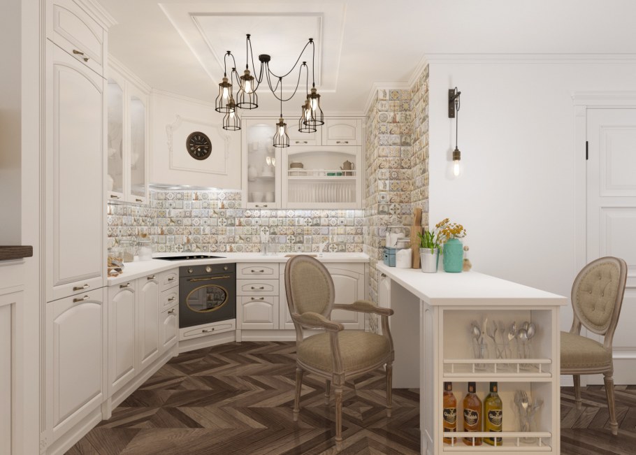 Кухня в стиле Винтаж