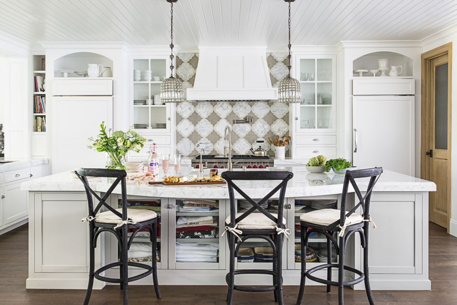 Кухня Винтажная белая