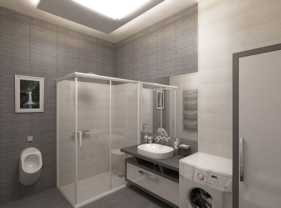 Небольшая душевая комната