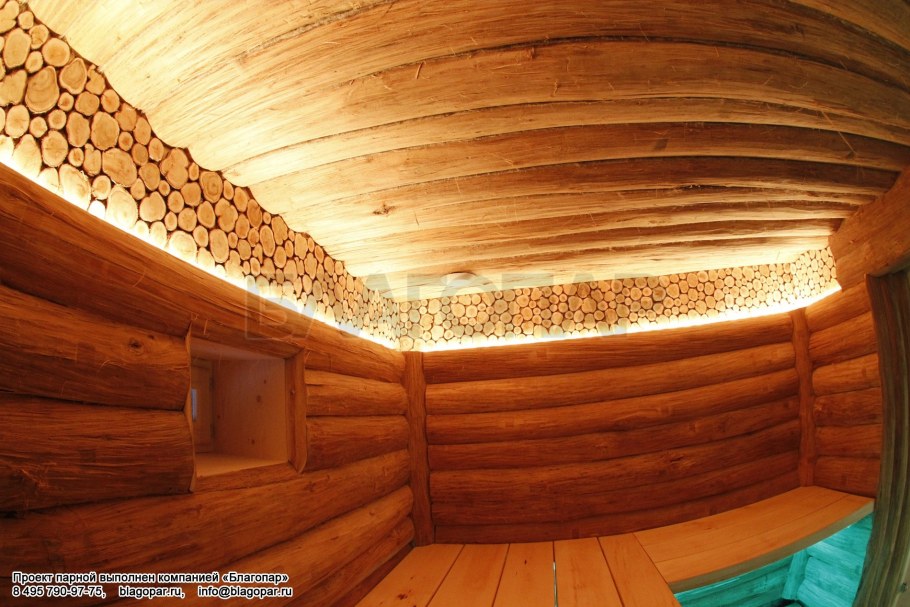 Блок Хаус в парилке
