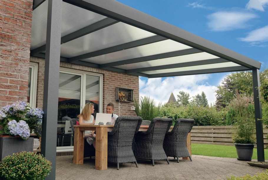 Терраса на крыше частного дома