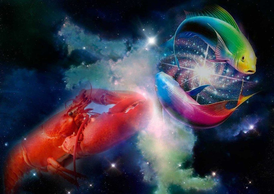 Скорпион в воде