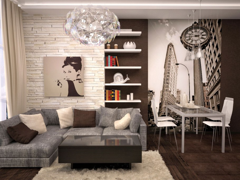 Декор квартиры студии